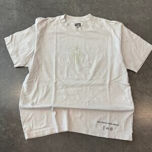 Vintage Y2K Billie Eilish Takashi Murakami UNIQLO Concert White Graphic Tee XS